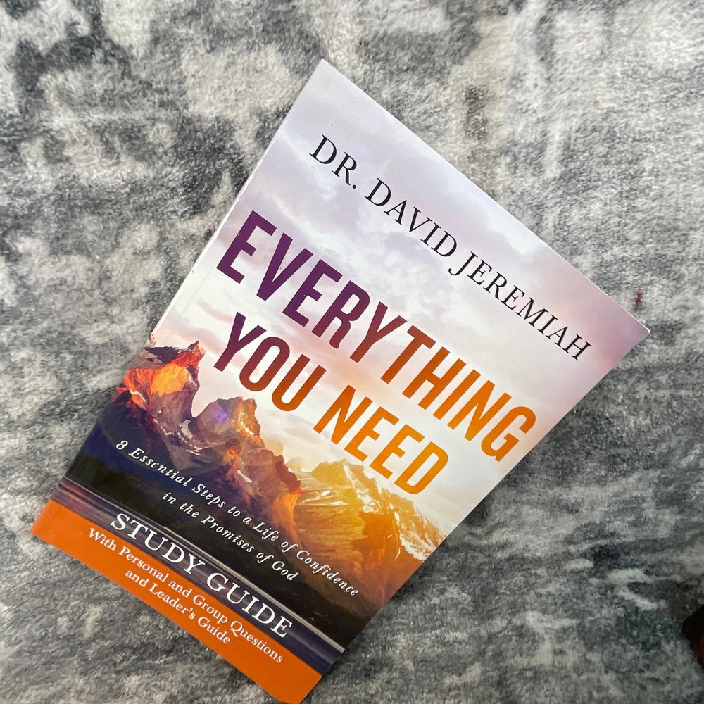 Dr. David Jeremiah Everything You Need‎ Study Guide Christian Bible Study Book